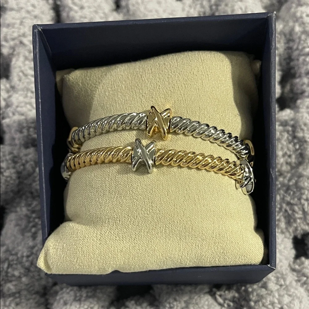 House of Harlow 1960 Dual-Tone Star Bracelets